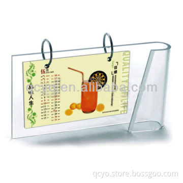 acrylic QCY-Z-T017 fashionable and high quality innovative desk calendar design